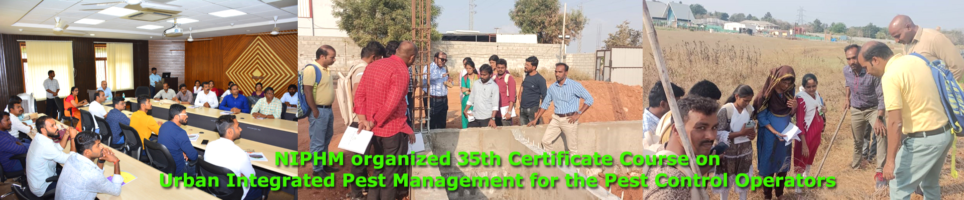 NIPHM organized (35th) Certificate Course on Urban Integrated Pest Management for the Pest Control Operators