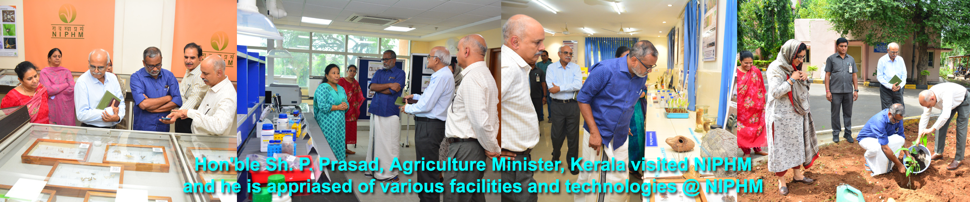 Hon'ble Minister of Agriculture, Kerala visited NIPHM